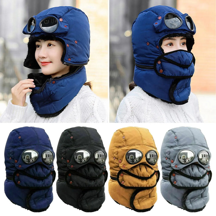Skanto | Polar Vision Thermische Winddichte Gesichts-Mütze | Warm und Bequem
