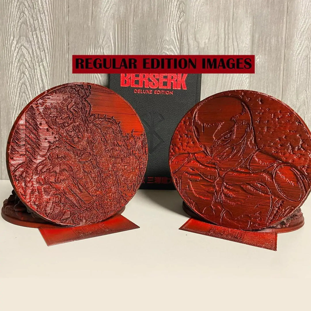 Skanto Skanto | Berserk Buchstützen Furious Buchstützen Dragon Slayer Harz Handwerk Studie Kunst Dekorative Ornament Home Schreibtisch Bücherregal T4z7