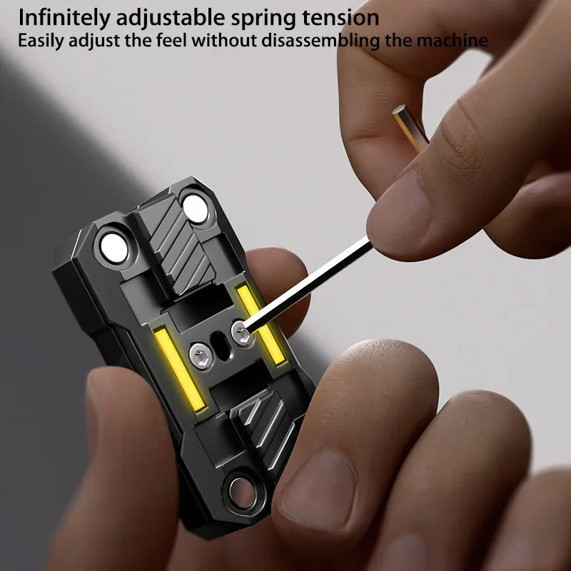 Skanto | Leuchtender Magnetischer Push-Slider Metall-Fidget