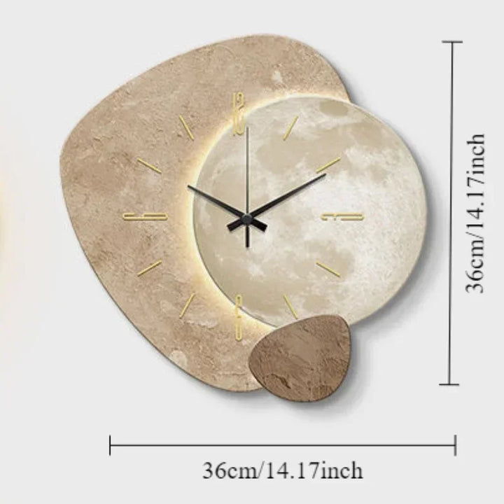 CreamWind Uhr – Stilvolle moderne LED-Wanduhr