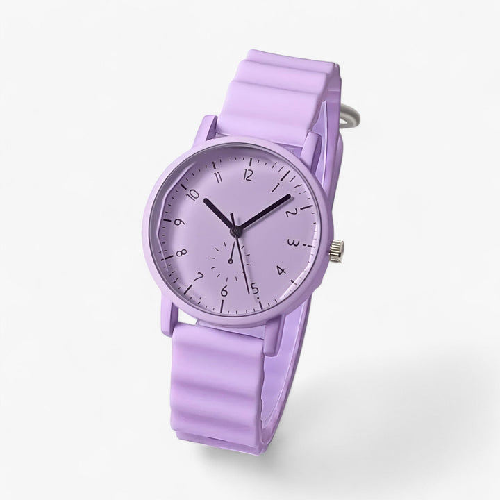 Skanto | Mina Jelly Watch – Farbenfrohe Quarzuhr mit elegantem Silikon-Wellenarmband