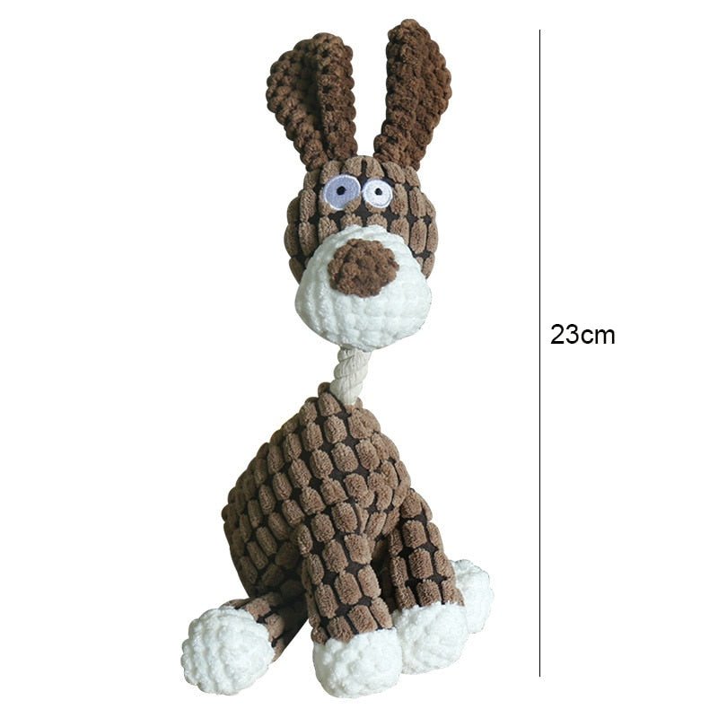 Robustes Hundespielzeug aus Plüsch | Bissfestes und langlebiges Design | Mehrere Modelle