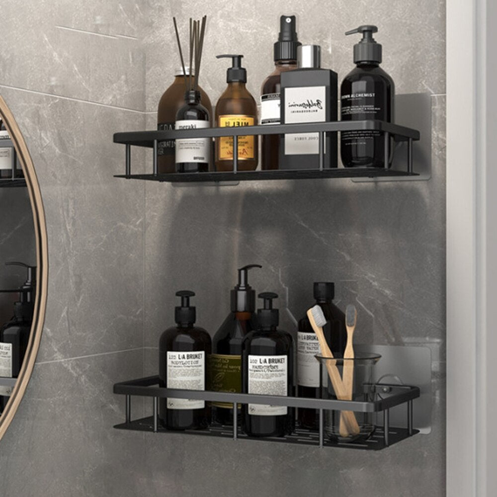 Skanto | Metall-Saugnapfregal für das Badezimmer