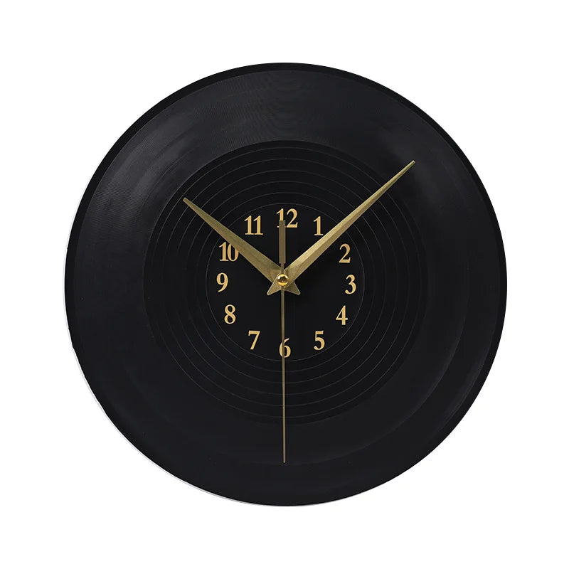 Skanto | Musikalische Vinyl-Poster Wanduhr