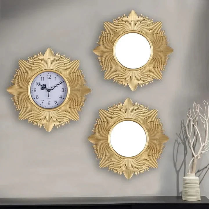 Skanto Skanto | Lena – Luxuriöses Uhr- und Spiegel-Set