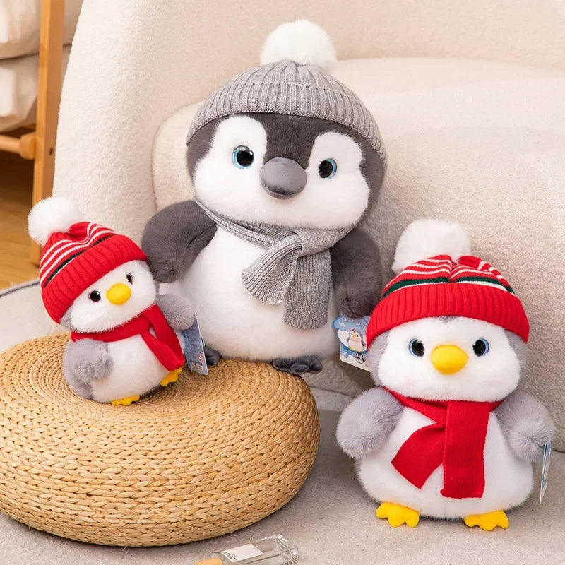 Skanto | Kuscheliges Winter-Pinguin-Plüschtier