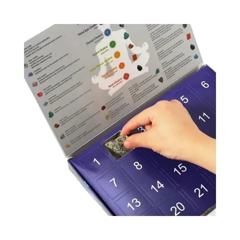 Skanto | Adventskalender mit 24 echten Edelsteinen für junge Entdecker