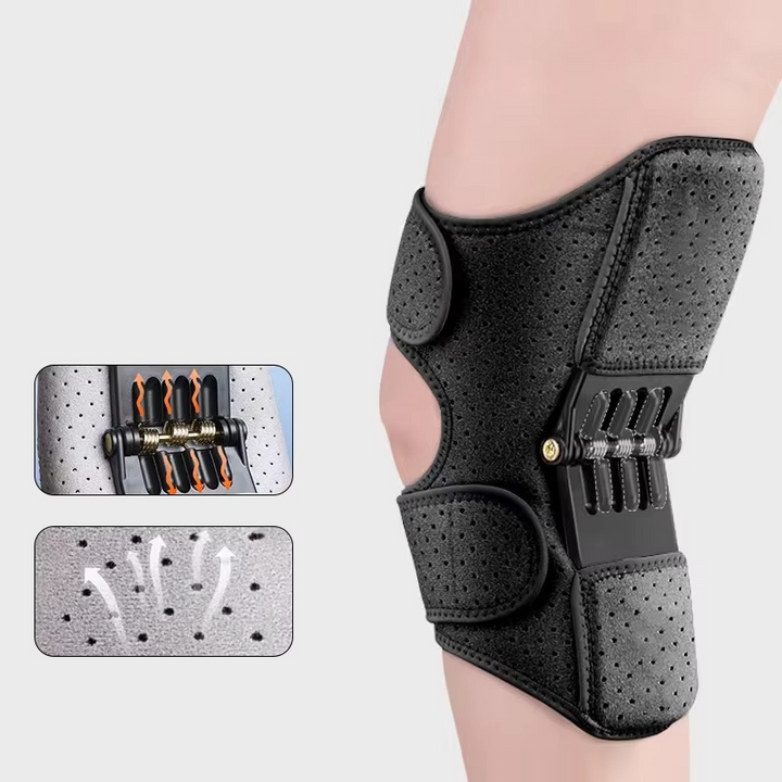 Skanto | Verstellbare Kniebandage mit Power-Rebound-Federn für Gelenkentlastung und Stabilität