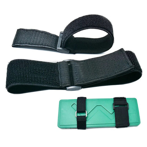Skanto | Verstellbares elastisches, wendbares Schnallen-Nylon-Klettband – Klett-Kabelbinder, Klettbänder, selbstklebendes Befestigungsband (2/5 Stk.)