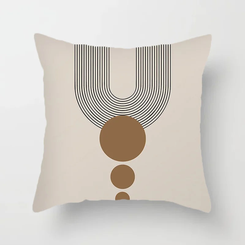 Moderne Kunst Abstraktes Muster Dekorative Kissenbezüge Kreative Linie Sofa Stuhl Kissenbezug Home Office Dekor | Skanto
