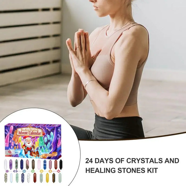 Skanto | CrystalJoy – Adventskalender 2025 mit 24 Kristallen & Edelsteinen – Weihnachten