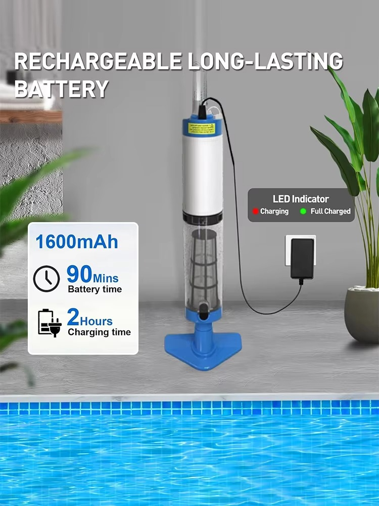 Skanto | 3-in-1 Kabelloser, wiederaufladbarer Pool-Staubsauger