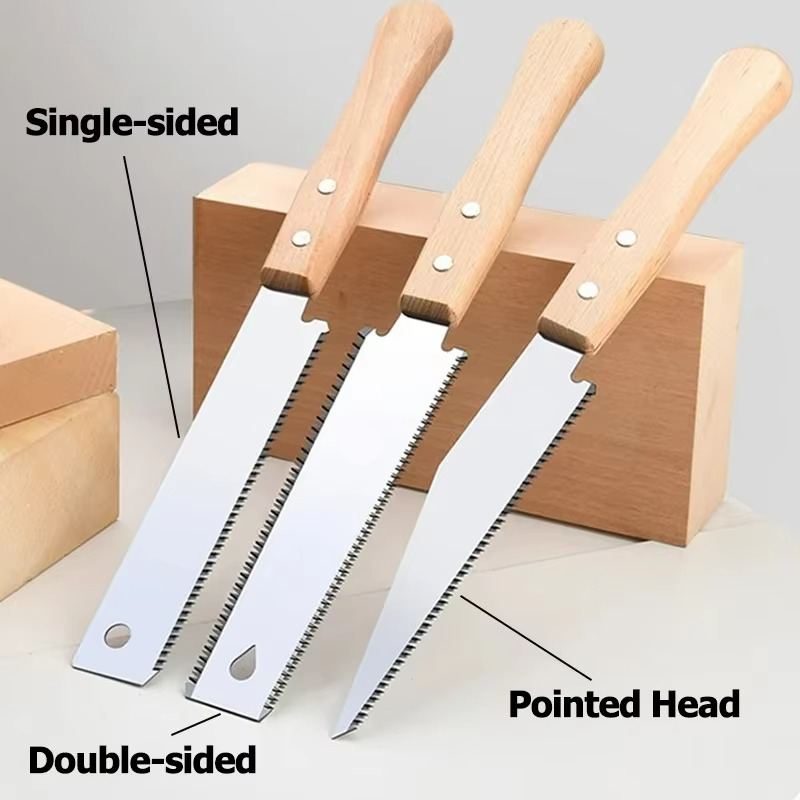 Skanto | Japanische Zugsäge | Präzisions-Handsäge für die Holzbearbeitung | Stahlklinge
