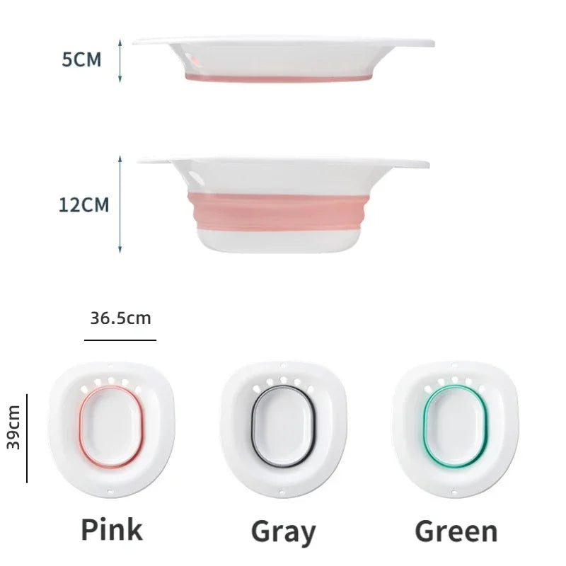 Skanto | Faltbare Bidet-Badewanne – Komfortables Sitzbad für Schwangere, ältere Menschen, nach der Geburt und medizinisches Toilettenspülzubehör