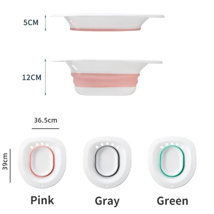 Skanto | Faltbare Bidet-Badewanne – Komfortables Sitzbad für Schwangere, ältere Menschen, nach der Geburt und medizinisches Toilettenspülzubehör