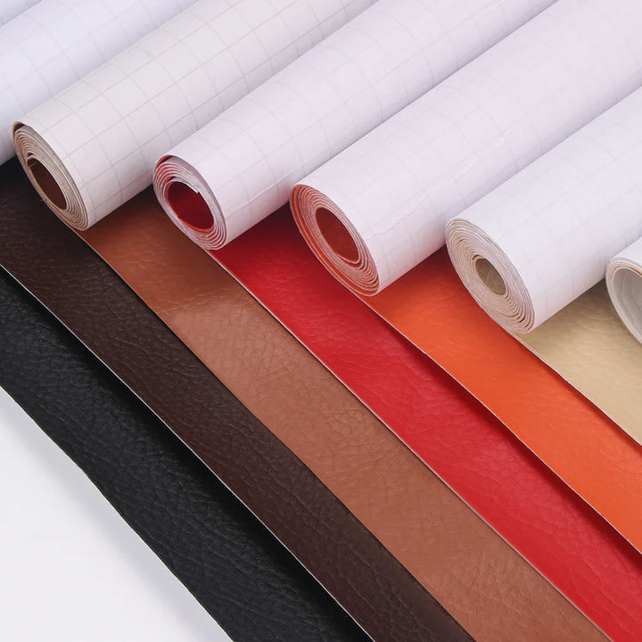 Skanto | 50x137CM selbstklebende PU-Leder-Stoffflicken: Reparaturaufkleber für Autositze und Sofas – PU-Stoffaufkleber