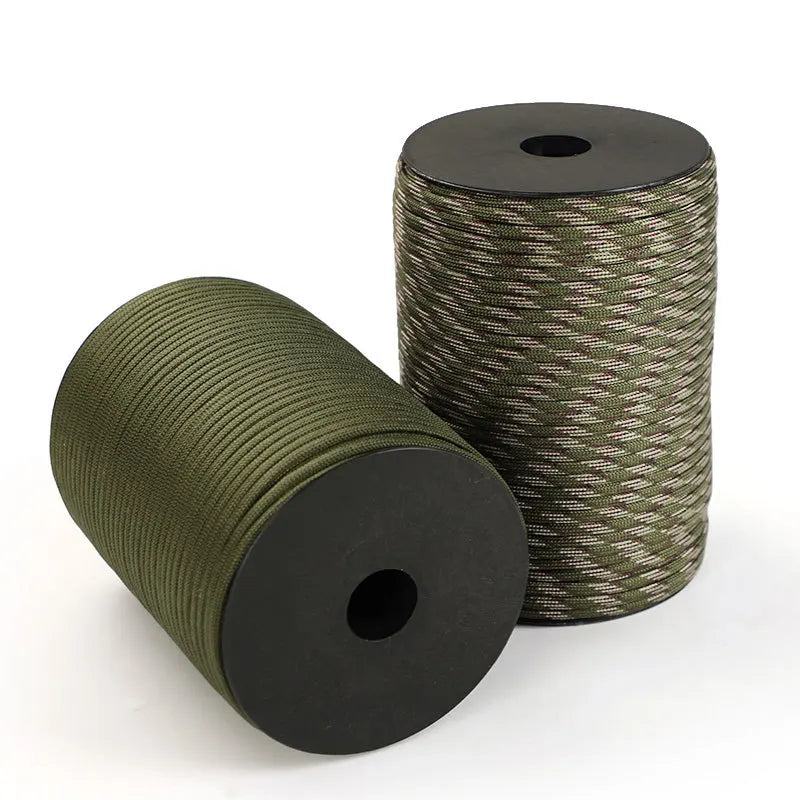 Skanto | 100m Survival Paracord – 9-adriges Militär 550 Paracord-Seil für Outdoor & Handwerk