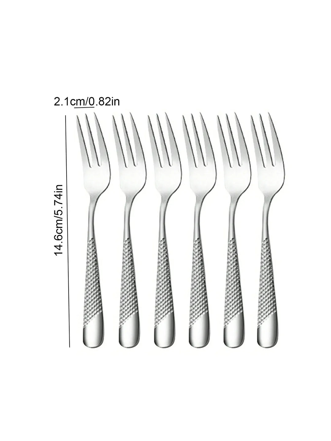 Skanto | Hochwertiges Besteckset aus Edelstahl Silber Stern Diamant - Inklusive Messer, Gabel, Löffel & Dessertgabel & -löffel - 6-teilige/30-teilige Optionen
