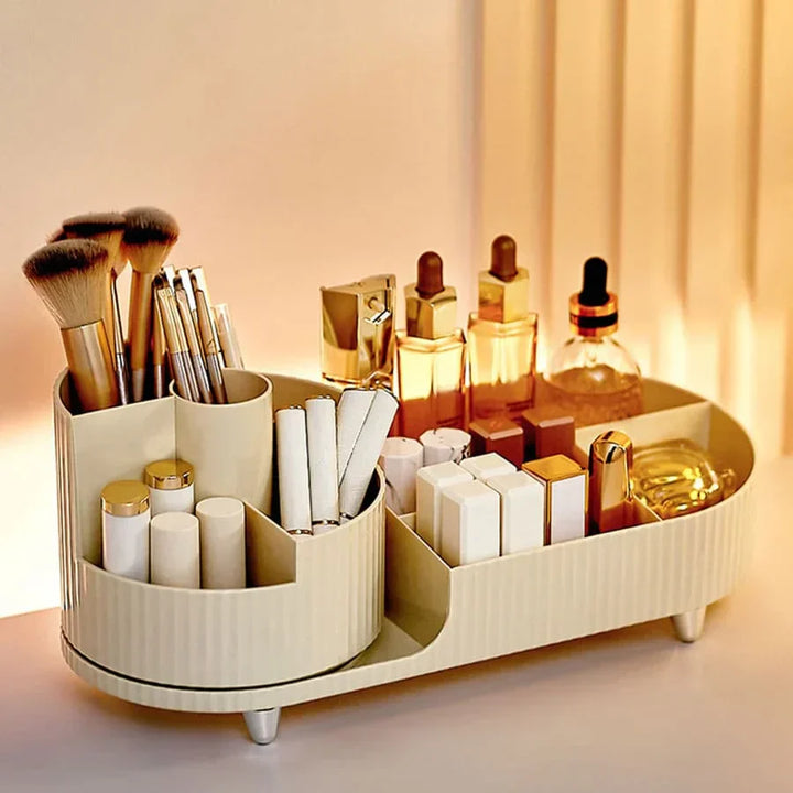 Skanto | Eleganza – Luxuriöser Beauty-Organizer mit schlankem, drehbarem Design