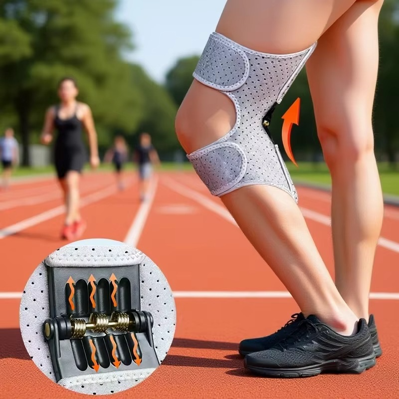 Skanto | Verstellbare Kniebandage mit Power-Rebound-Federn für Gelenkentlastung und Stabilität