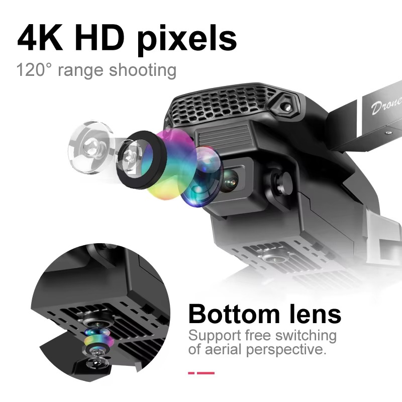 Skanto | Fortschrittliche Optical Flow 4K Dual-Kamera-Drohne für Luftaufnahmen