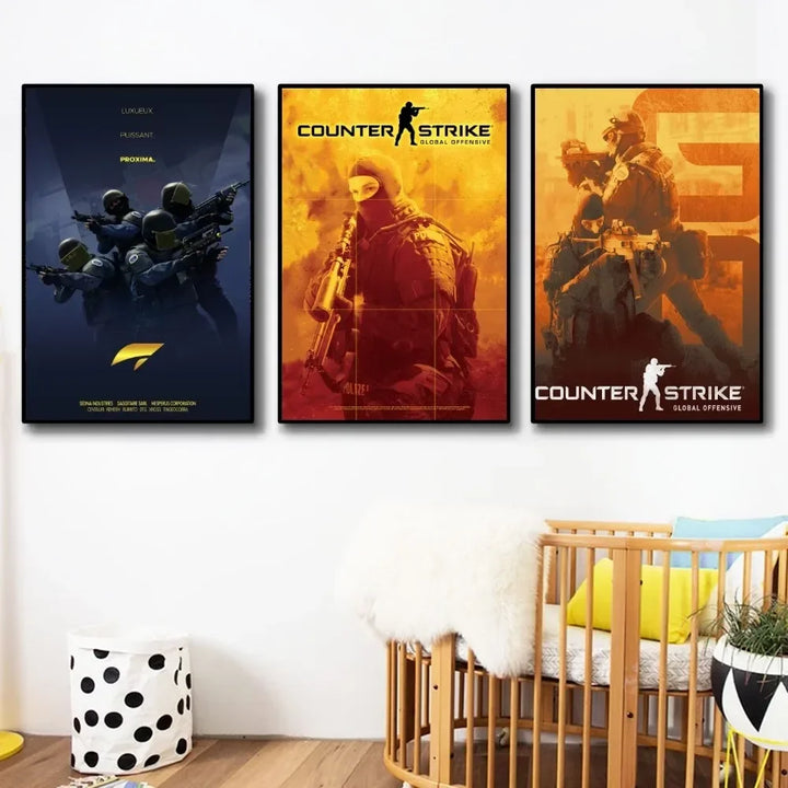 Skanto Counter-Strike 2 Poster Wandkunst Heimdekoration Raumdekoration Digitalmalerei Wohnzimmer Restaur