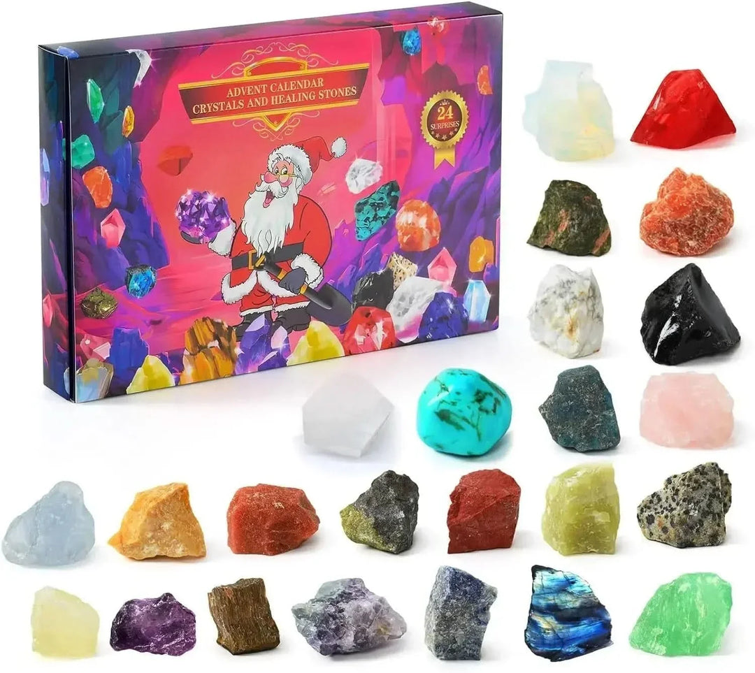 Skanto | Adventskalender mit 24 echten Edelsteinen für junge Entdecker
