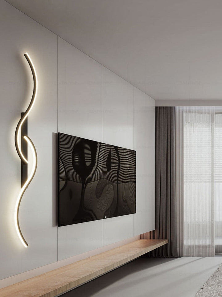 Skanto | GlowCraft – Moderne LED-Wandleuchte mit künstlerischem Design