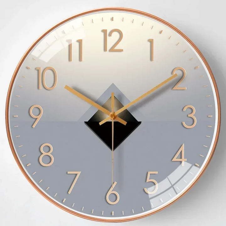 Skanto | Timeless Whisper™ | Stille klassische Wanduhr | Geräuschloses Design für Schlafzimmer- und Bürodekoration