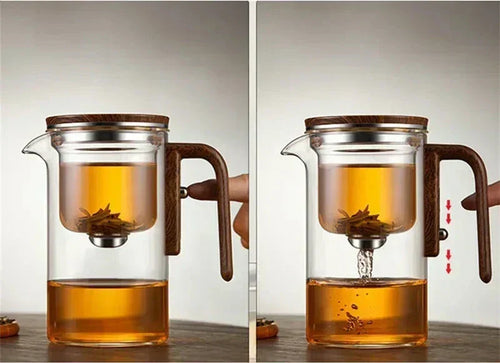 Skanto | TeaPure Glassphere – Glasteekanne mit losem Filter für heißen und kalten Tee