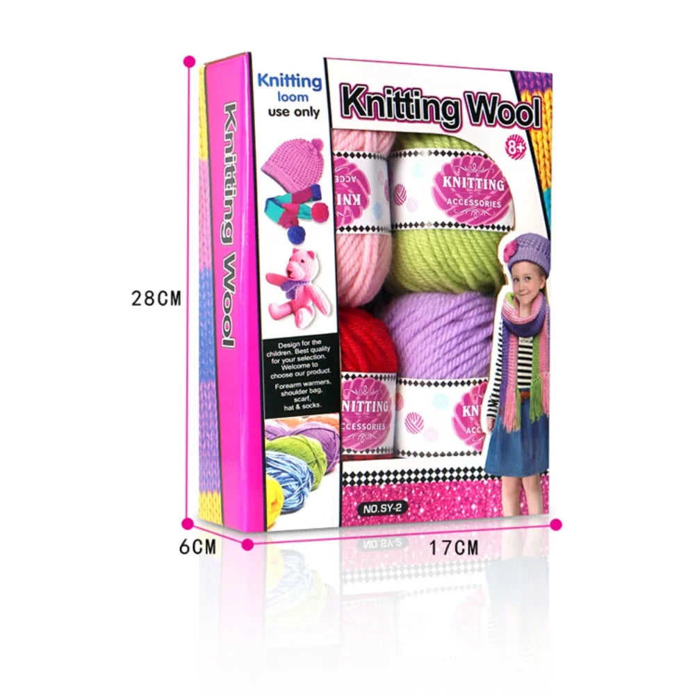 Skanto | Strickolino Strickmaschine | 22 Nadeln | Automatisches Rundstrick-Set für Anfänger & Erwachsene | Schneller Stricker mit Zubehör