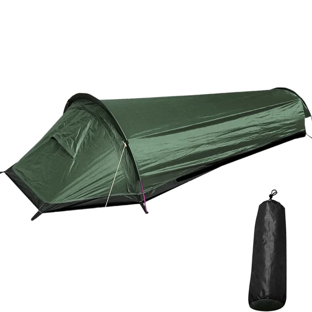 Skanto | Trekvento SoloShield Ultraleichtes Einzelzelt | Wasserdicht & Winddicht | Mit Aluminiumstangen & Aufbewahrungstasche | Für Wandern, Ausflüge & Camping