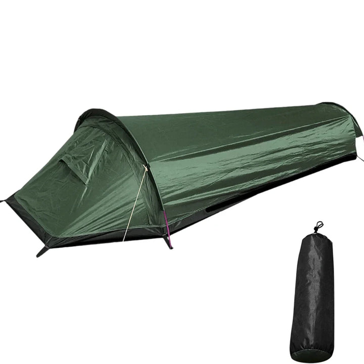 Skanto | Trekvento SoloShield Ultraleichtes Einzelzelt | Wasserdicht & Winddicht | Mit Aluminiumstangen & Aufbewahrungstasche | Für Wandern, Ausflüge & Camping