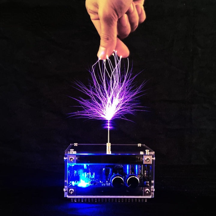 Skanto | Multifunktionaler Tesla Musik-Lautsprecher | Plasma-Blitz-Lautsprecher | Kabelloser Bluetooth-Sound