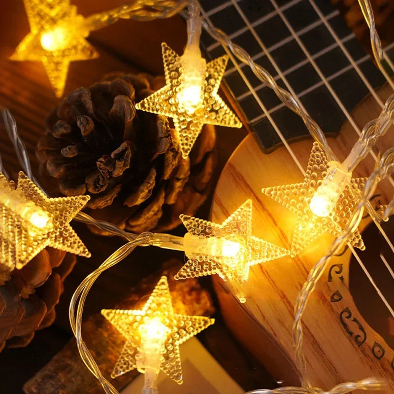 Skanto | Starlight LED-Lichterkette: Ideal für Innendekoration, Outdoor-Camping und Zelt-Ambiente