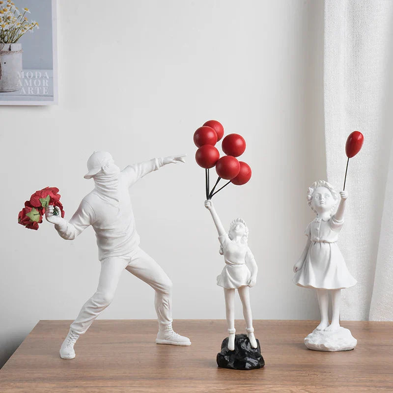 Skanto | Banksy Inspirierte Skulpturenkollektion