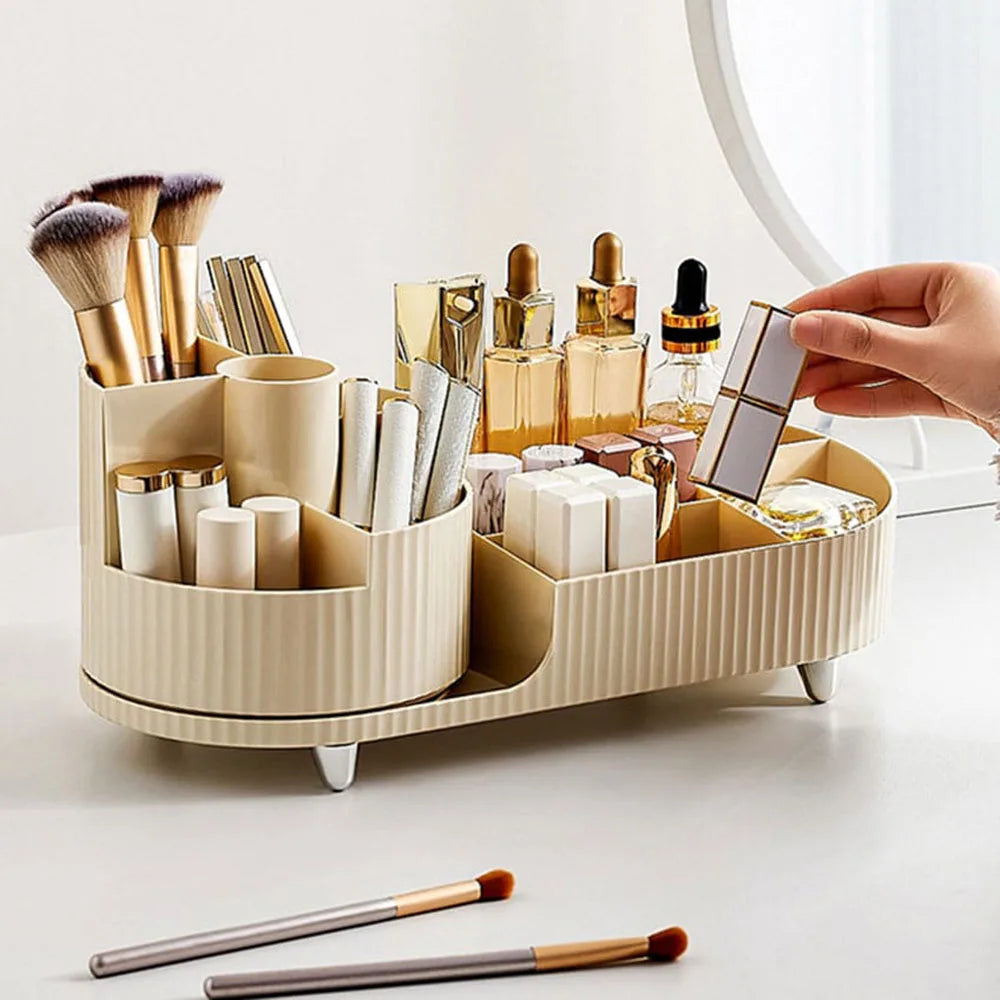 Skanto | Eleganza – Luxuriöser Beauty-Organizer mit schlankem, drehbarem Design