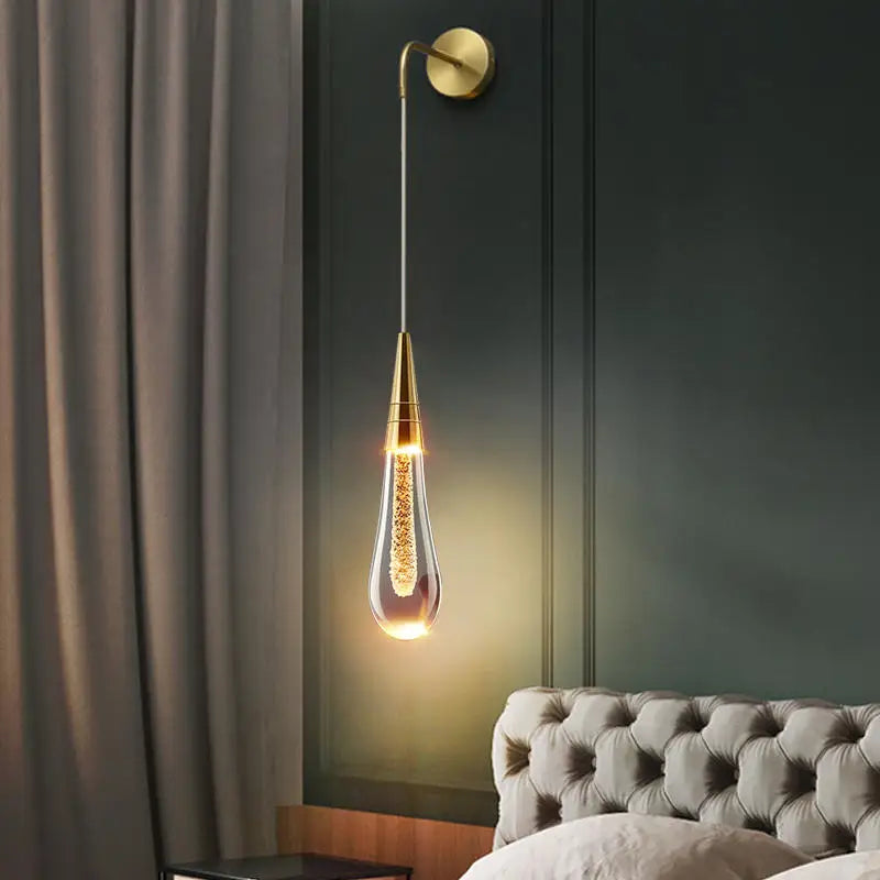 Skanto | CrystalDrop LED-Dekobeleuchtung | Zeitloses Design | Elegante Heimbeleuchtung