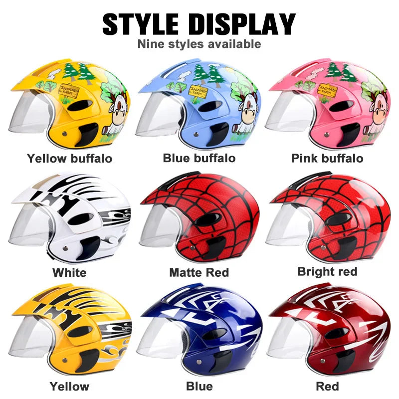 Skanto | Motocross-Helm für Kinder von 3–9 Jahren – Blaze