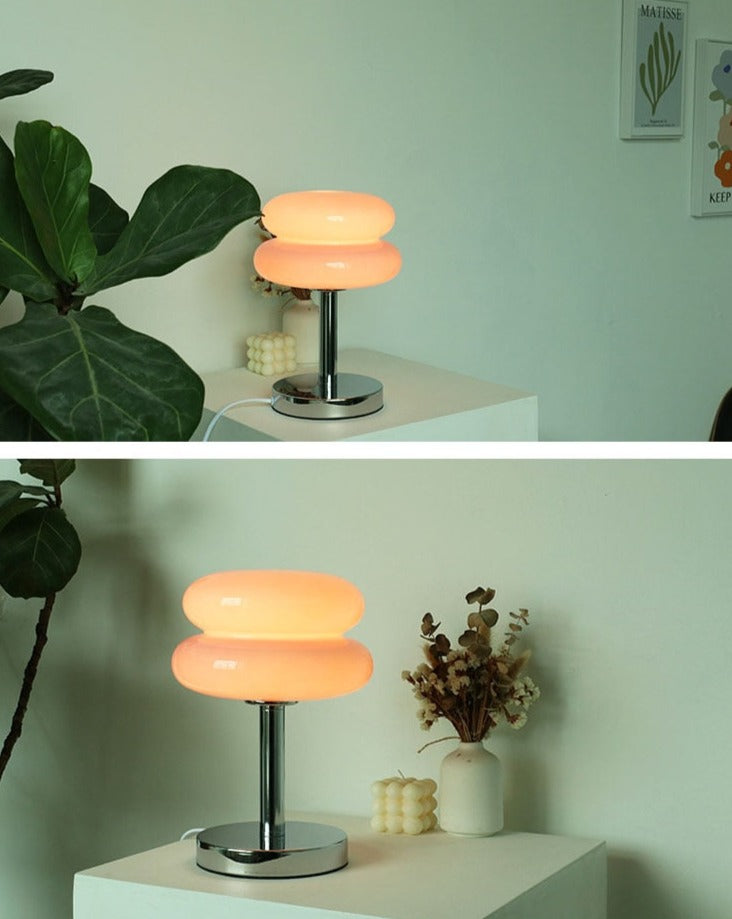 Skanto | Macaron Glas Retro-Moderne Dimmerlampe