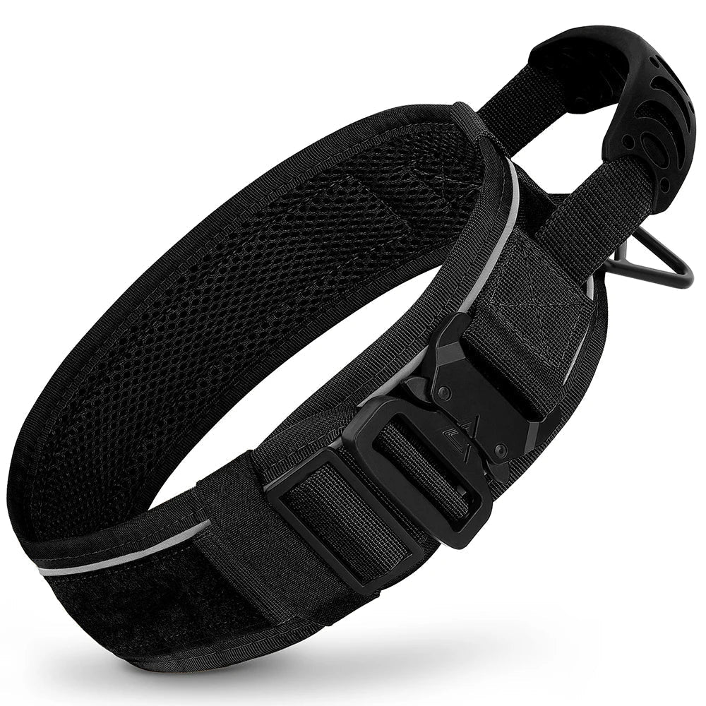Skanto | Militär-Hundetrainingshalsband – Robustes, reflektierendes Nylonhalsband