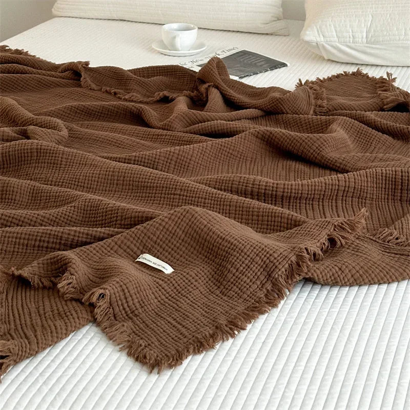 Skanto | Sofaüberwurf aus massiver Baumwolle