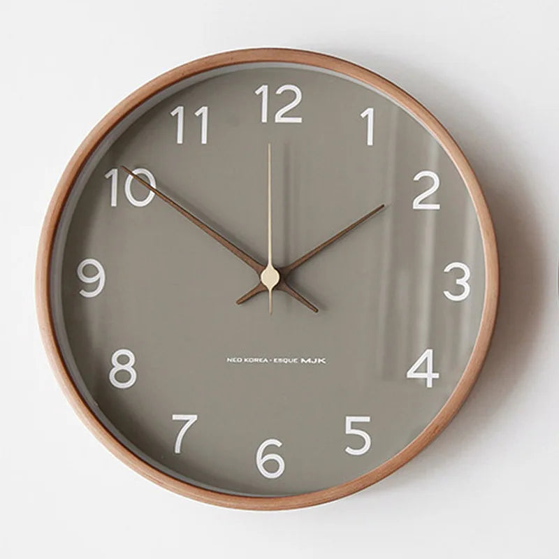 Skanto | TranscendTime | Wanduhr aus Holz und Glas
