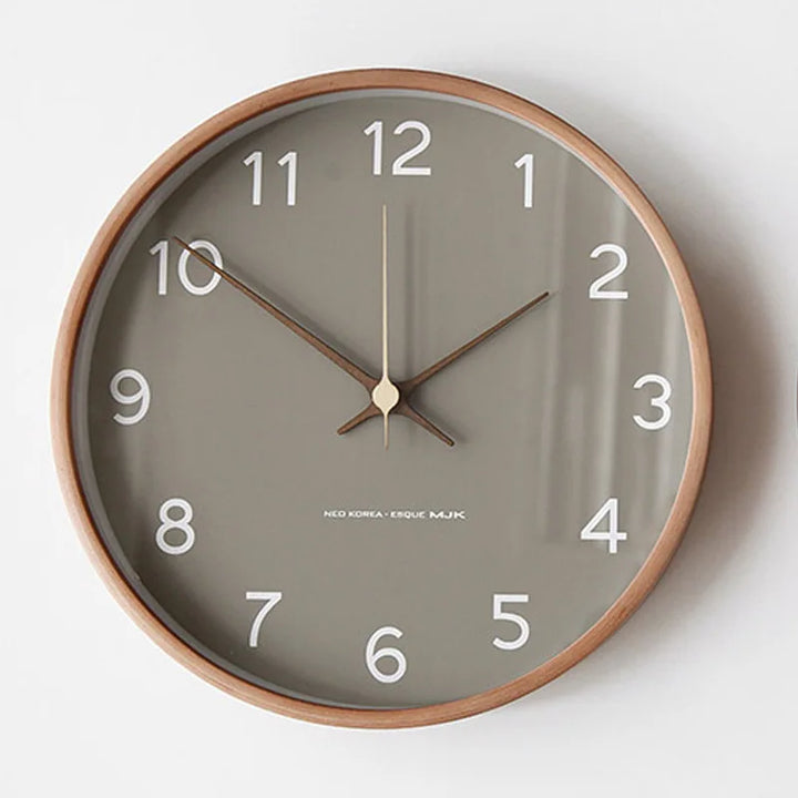 Skanto | TranscendTime | Wanduhr aus Holz und Glas