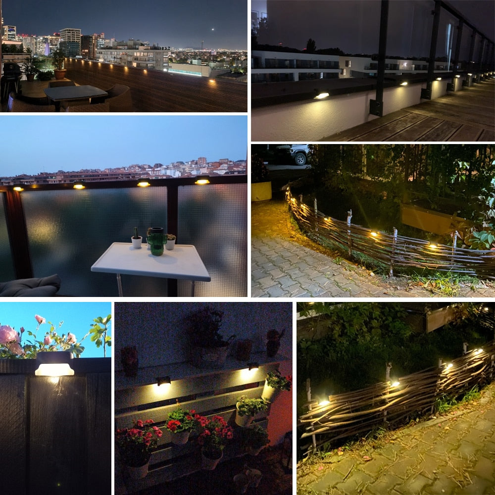 Skanto | Solar-Stufenleuchte – Wasserdichte LED-Außenbeleuchtung für Wege, Terrassen und Treppen – Solarbetriebene Gartenleuchte