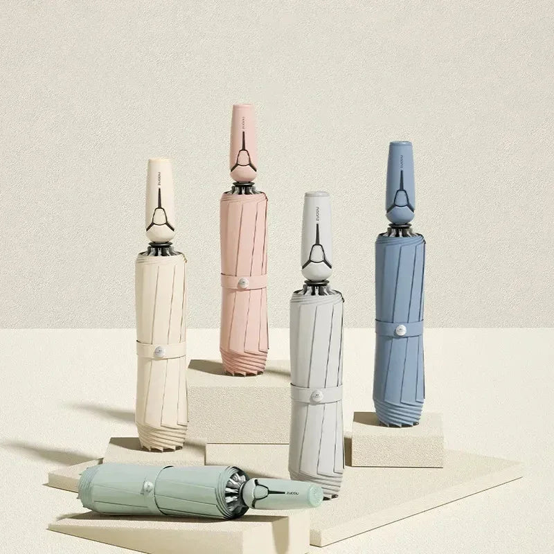 Skanto | Umgekehrter Regenschirm – Eleganz bei jedem Schritt: Stil trifft Innovation!