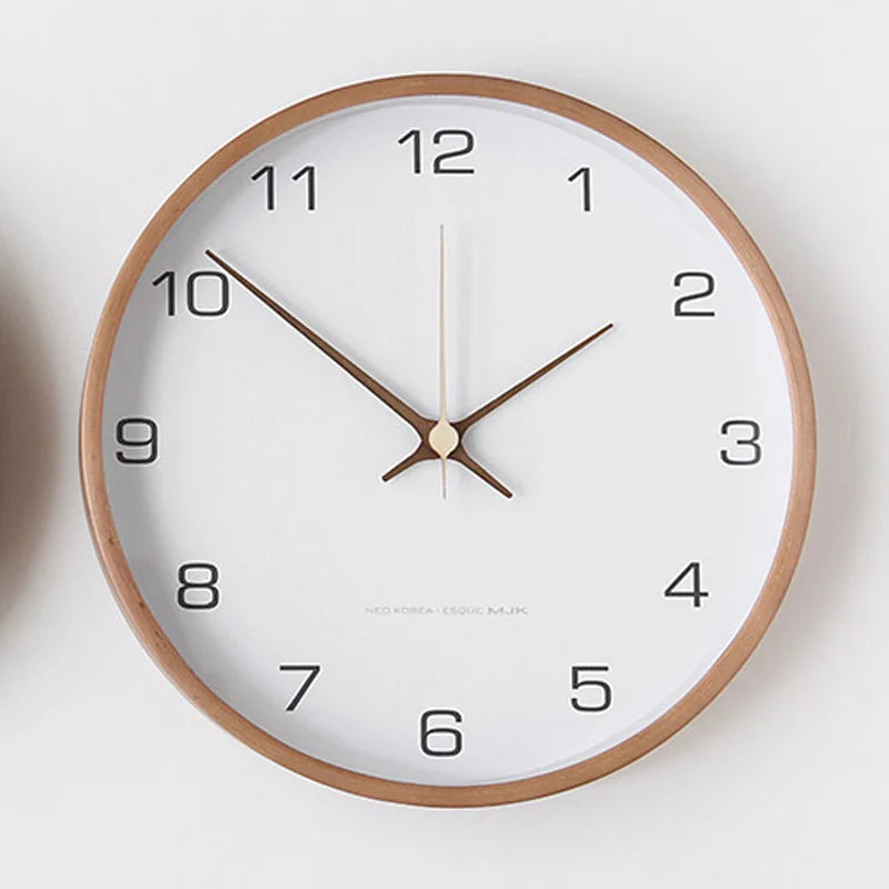 Skanto | TranscendTime | Wanduhr aus Holz und Glas