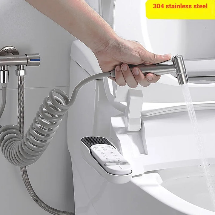 Skanto | Hand-Bidet-Sprühset aus 304 Edelstahl – selbstreinigender Duschkopf für Toiletten-Bidet-Armatur – Hygienische Sprühpistole