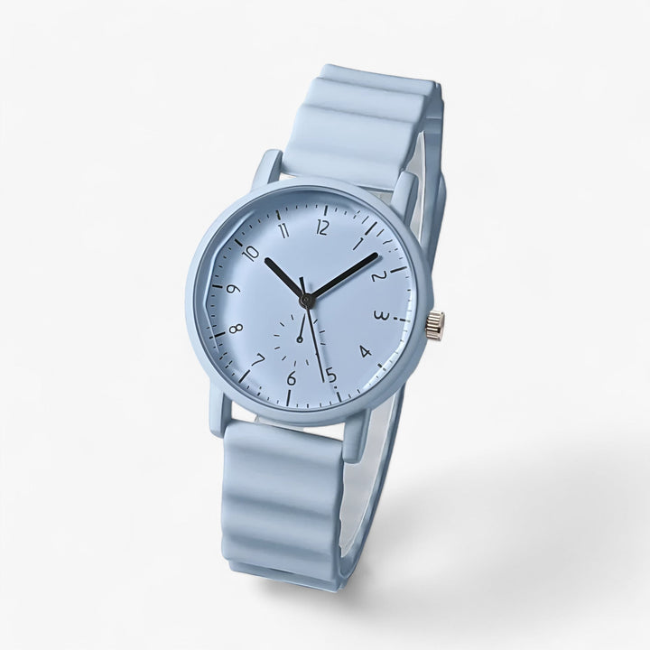 Skanto | Mina Jelly Watch – Farbenfrohe Quarzuhr mit elegantem Silikon-Wellenarmband