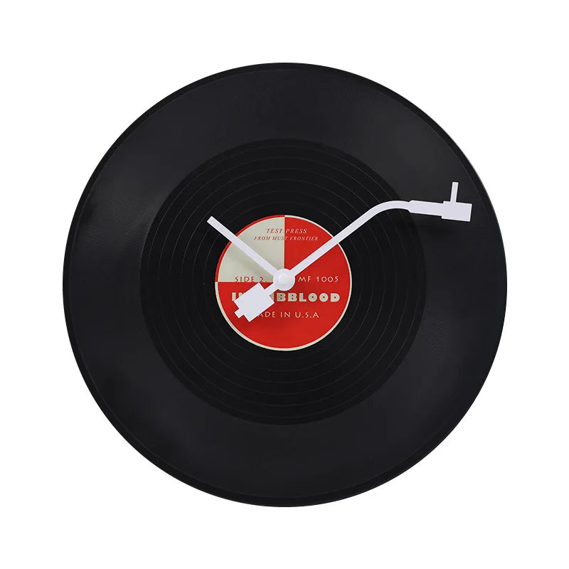 Skanto | Musikalische Vinyl-Poster Wanduhr